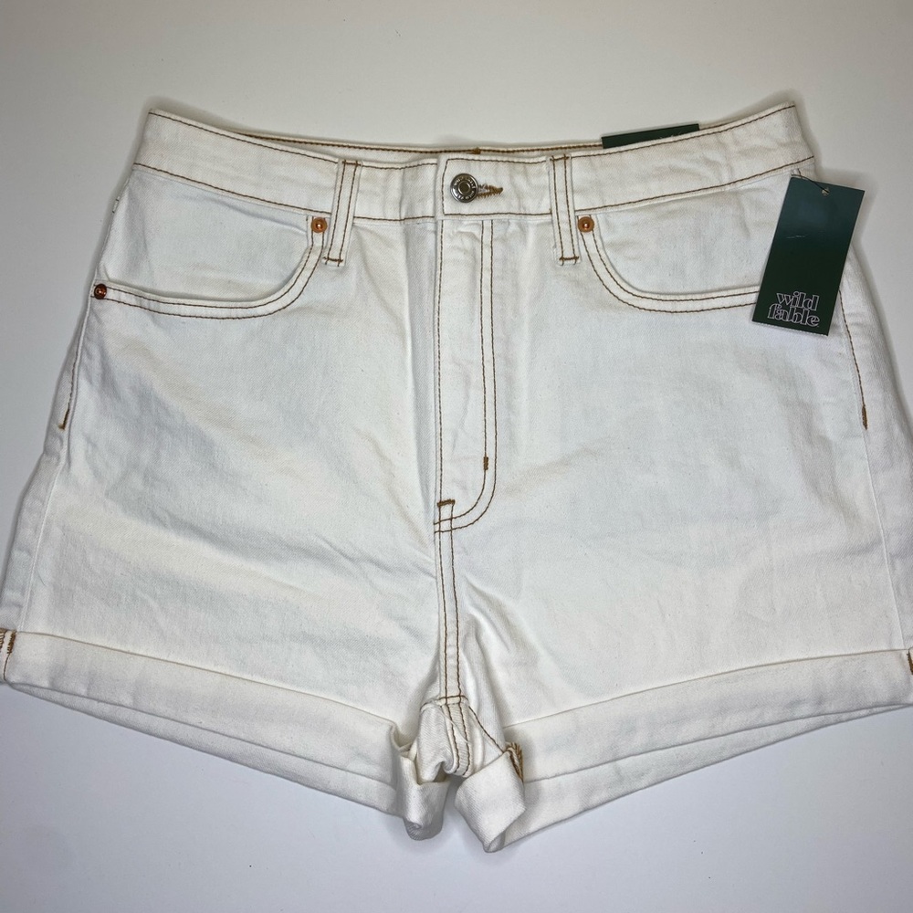 Wild Fable Shorts. White/cream